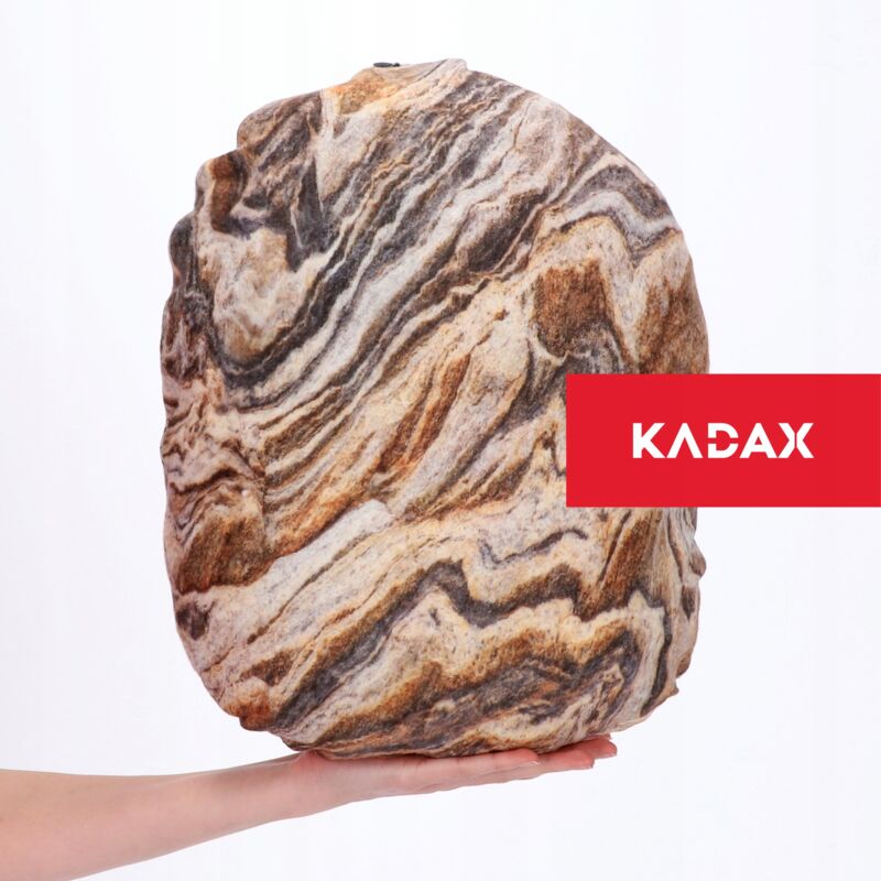 foto del prodotto kadax cuscino in velluto 33x41 cm pebble cuscino decorativo con cerniera cuscino decorativo con fibra siliconata cuscino per divano modello 17 