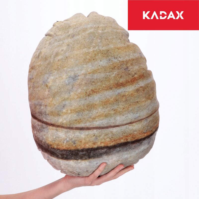 foto del prodotto kadax cuscino in velluto 33x41 cm pebble cuscino decorativo con cerniera cuscino decorativo con fibra siliconata cuscino per divano modello 5 
