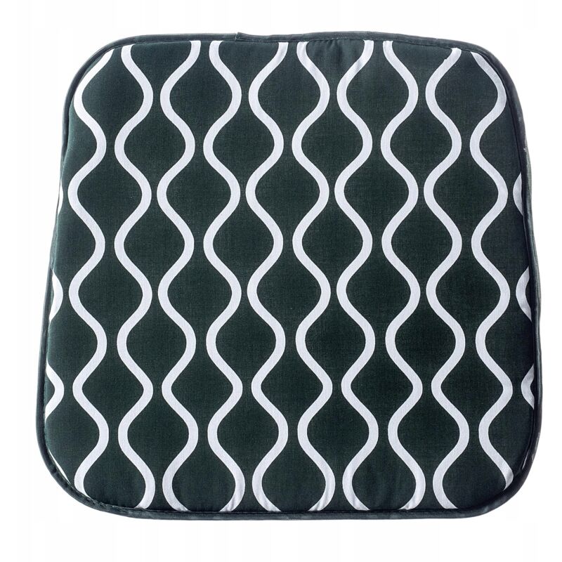 foto del prodotto kadax cuscino per sedia da giardino, 40 x 40 x 2 cm, 52 cotone, imbottitura morbida per poltrona da giardino, verde