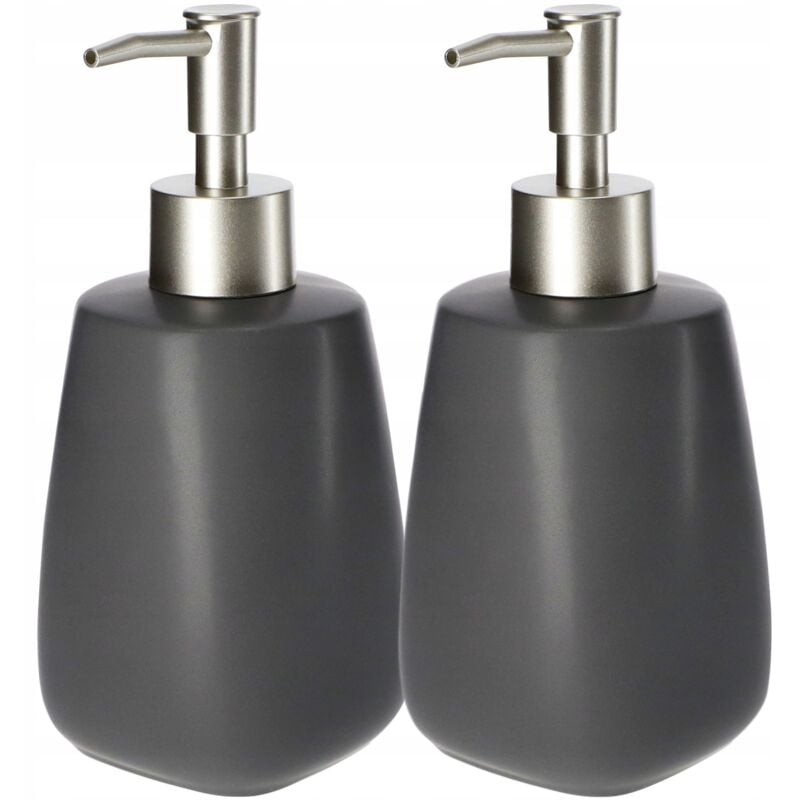 immagine 0 del prodotto kadax dispenser di sapone gel liquido grigio 2 x 400 ml