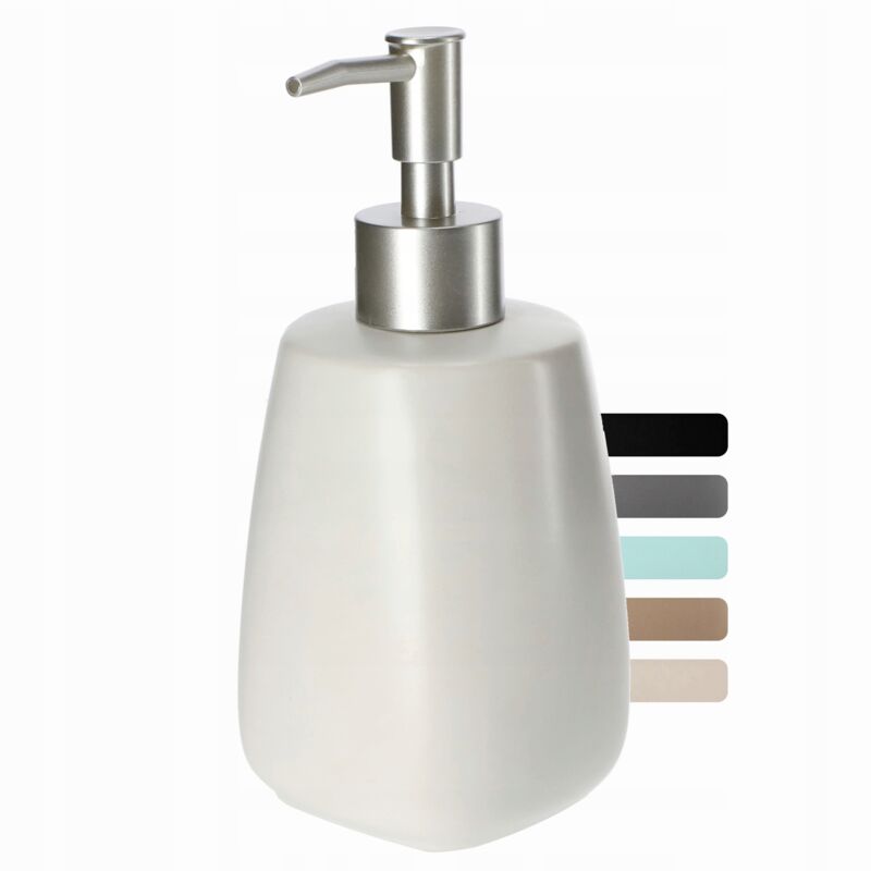 foto del prodotto kadax dispenser di sapone gel liquido in ceramica 400ml