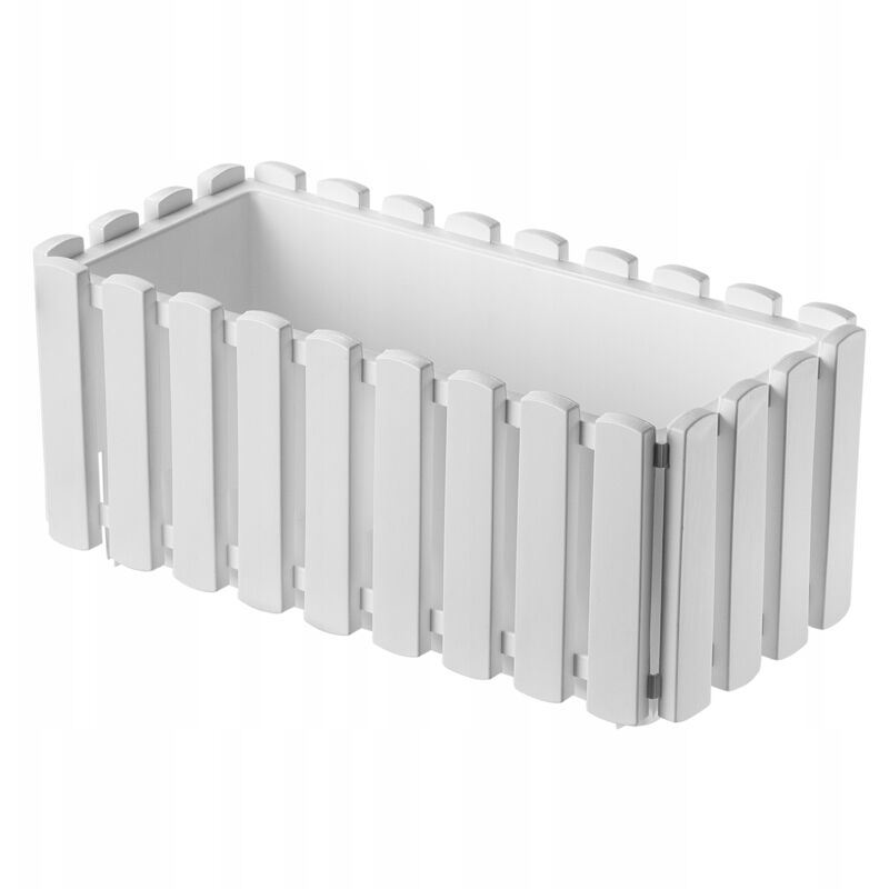 foto del prodotto kadax fioriera da balcone 38 cm vaso da fiori fiori bianchi