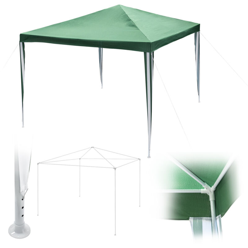 foto del prodotto kadax gazebo da giardino commerciale tenda per feste, 3x3 m, per giardino verde