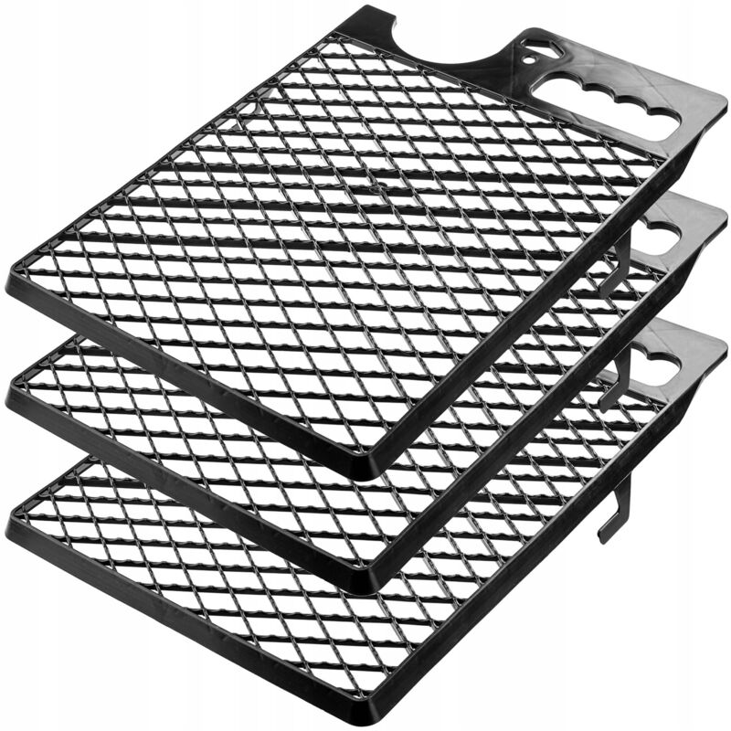 foto del prodotto kadax griglia per rullo 39x28 cm nera 3 pz