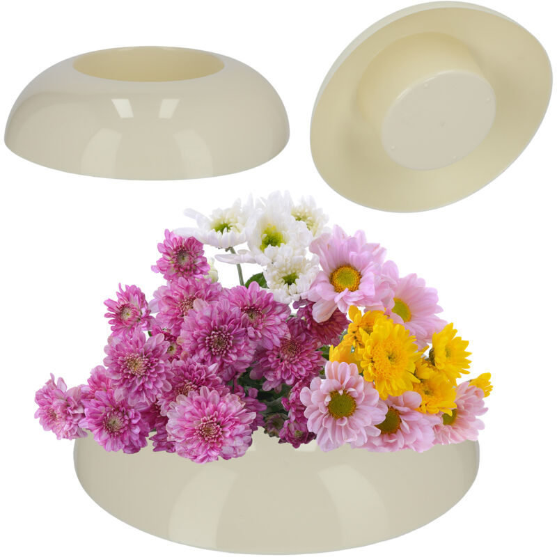 foto del prodotto kadax ikebana coprivaso composizione colori 9,5 cm