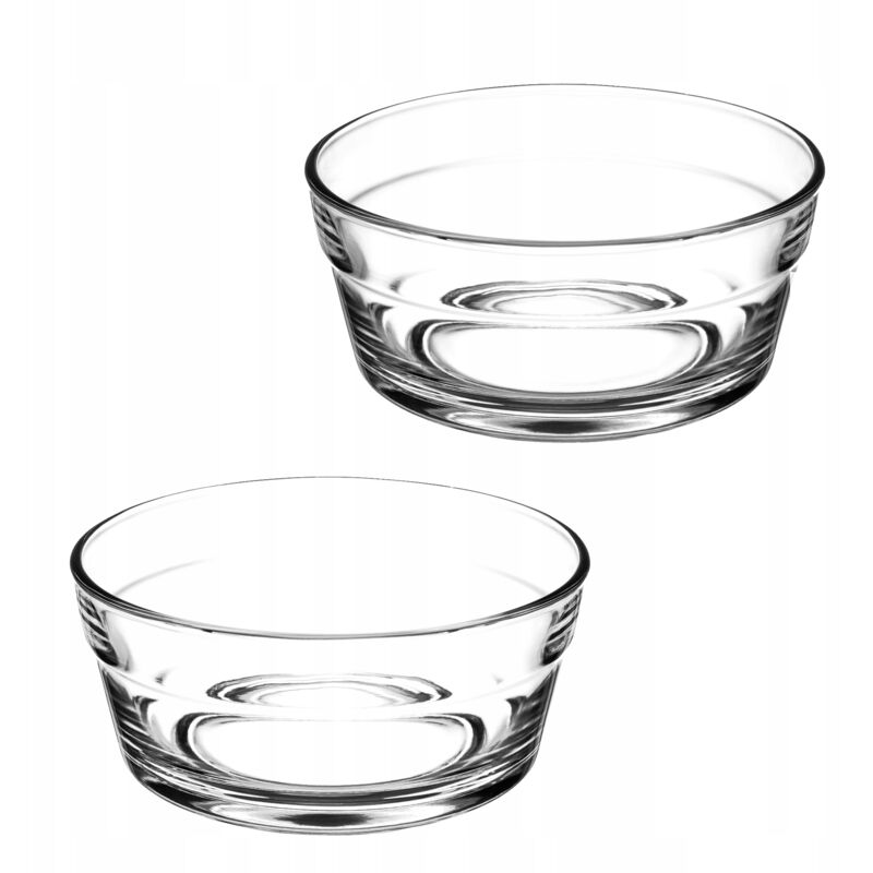 foto del prodotto kadax insalatiera, ciotole da portata, vetro, lavabile in lavastoviglie, ciotole per frutta, ciotole per dessert, trasparente, diametro 12,5 cm,