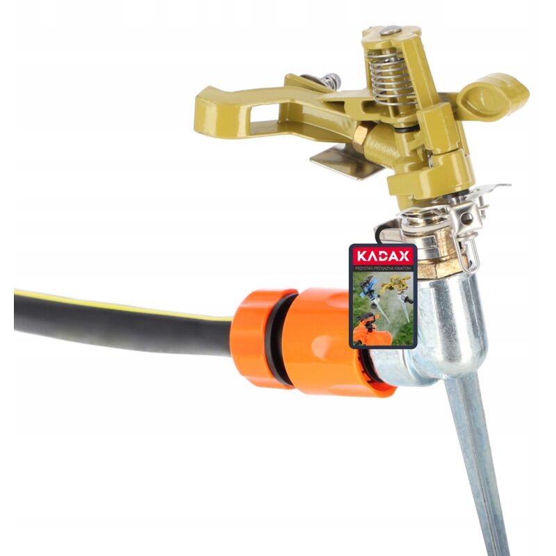 foto del prodotto kadax irrigatore ad impulsi con irrigazione a perno metallico