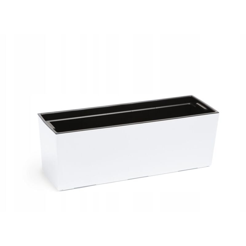 foto del prodotto kadax manici per fioriere da balcone 19x56 cm bianco