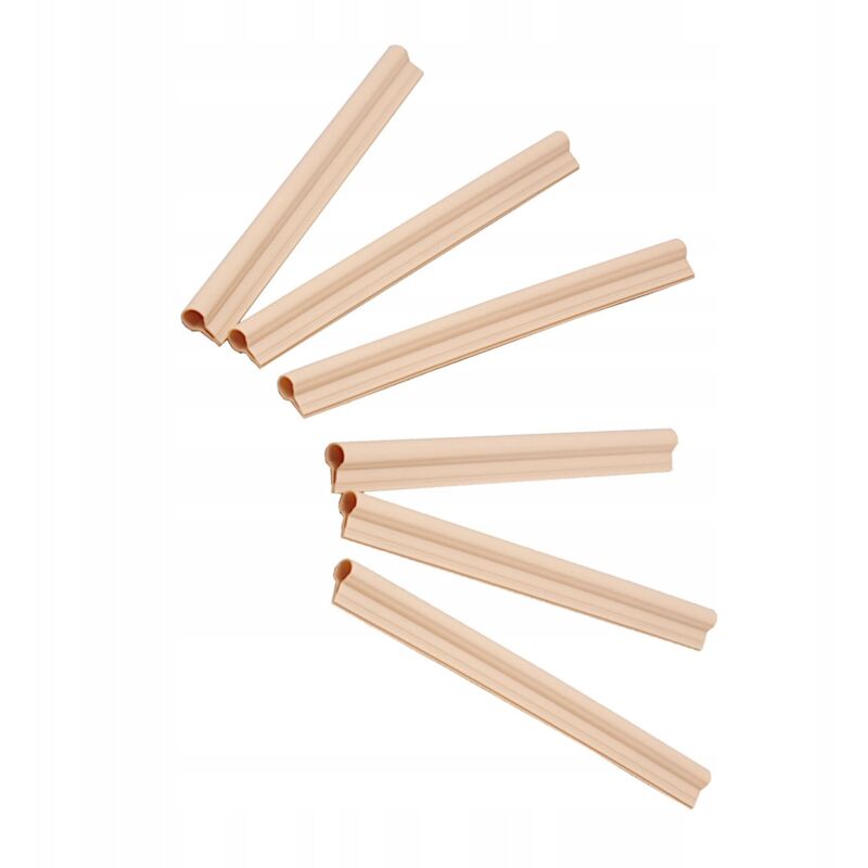 foto del prodotto kadax - nastro per recinzione clip per pannelli crema 6 pz.