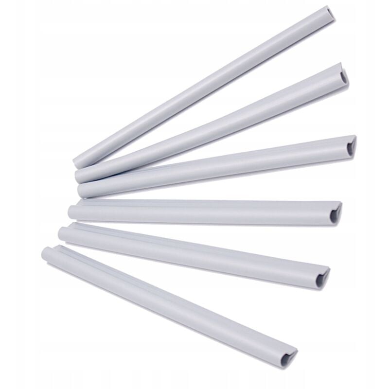 foto del prodotto kadax - nastro per recinzione clip per pannelli grigio 6 pz.