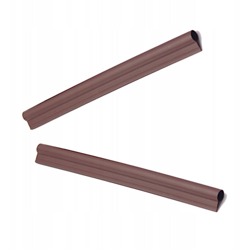 foto del prodotto kadax - nastro per recinzione clip per pannelli marrone 2 pz.