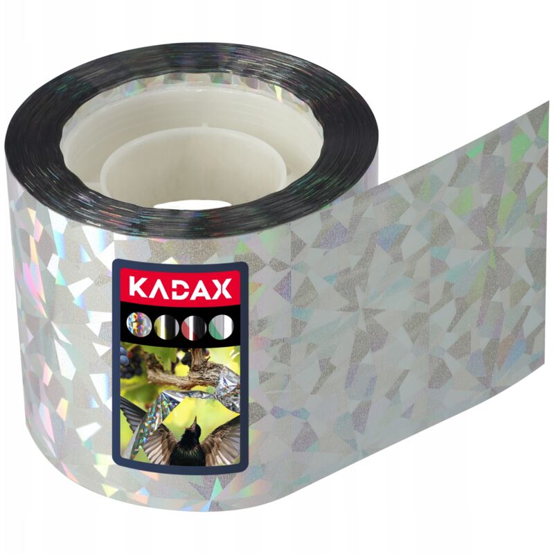 foto del prodotto kadax nastro riflettente repellente per piccioni e uccelli 50m