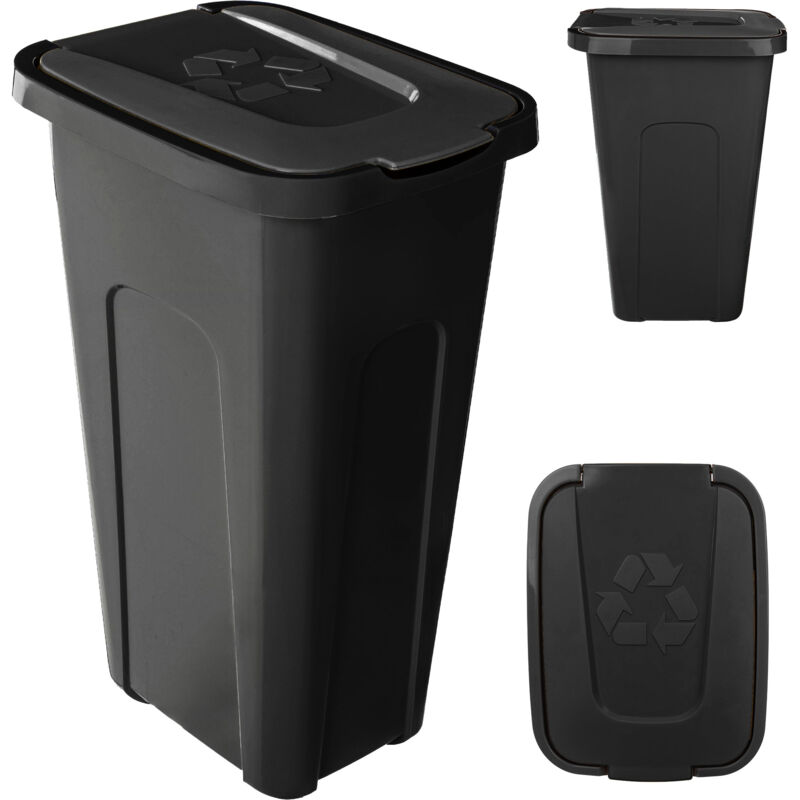 foto del prodotto kadax pattumiera per raccolta differenziata pattumiera da 30 litri con coperchio