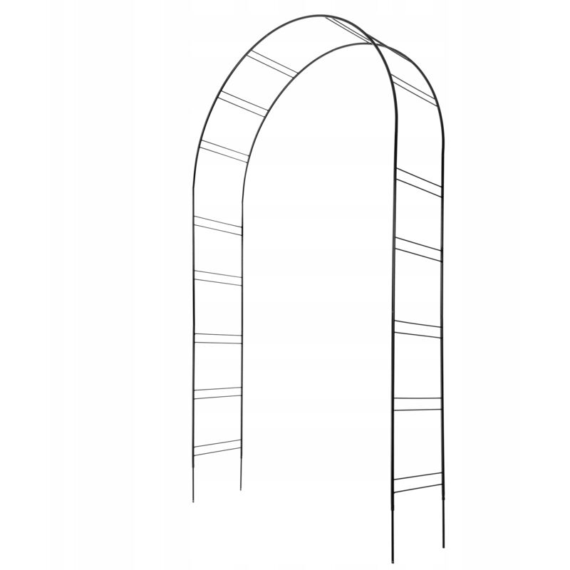 foto del prodotto kadax pergola da giardino ad arco in metallo, per fiori, rose, 255 cm