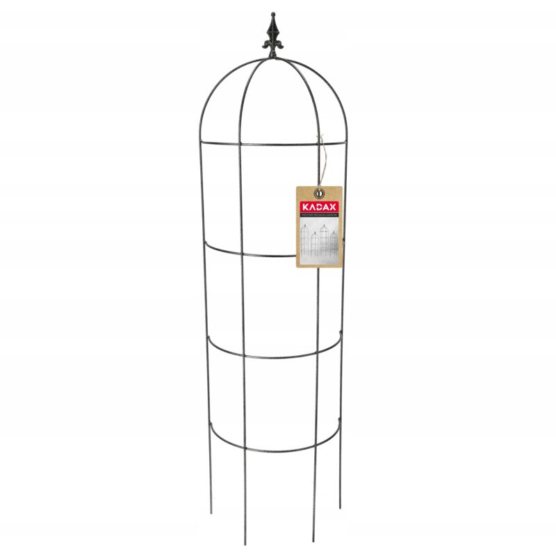 foto del prodotto kadax pergola da giardino in metallo 150 cm, supporto per rose rampicanti, fiori, palo per obelisco
