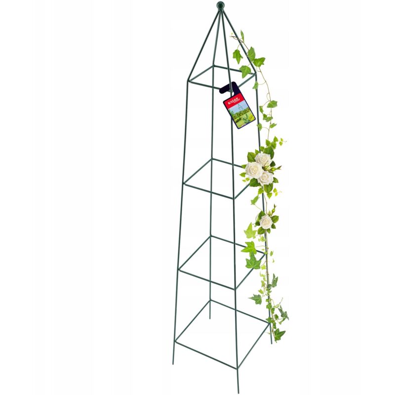 foto del prodotto kadax pergola da giardino piramidale per cespugli di rose rampicanti 120 cm