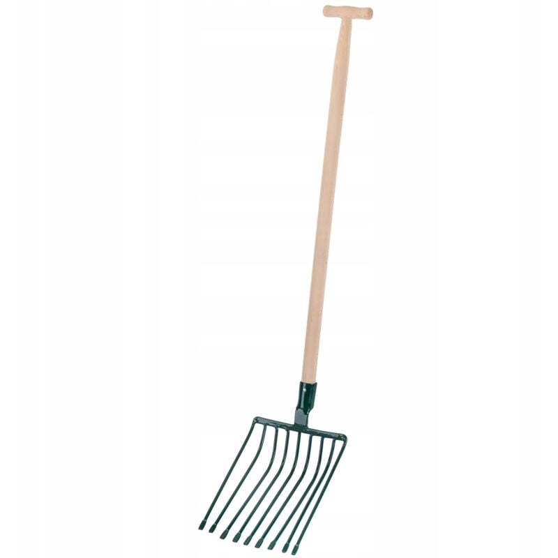foto del prodotto kadax pignone forcella 9 denti per pietre, macerie, giardino in metallo 131cm