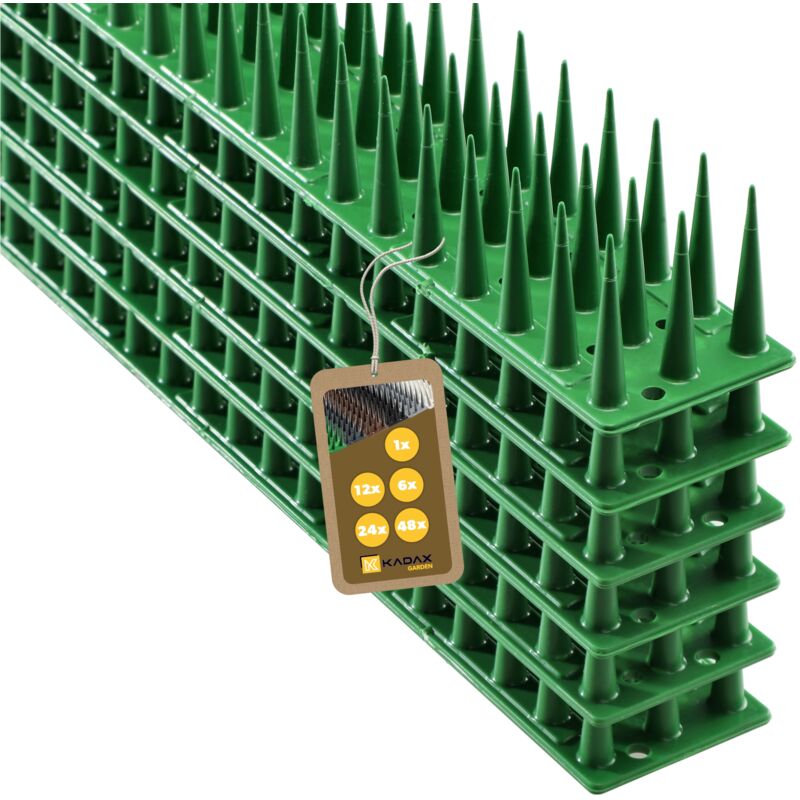foto del prodotto kadax puntali per piccioni in plastica resistente 6 pezzi 3,06 m