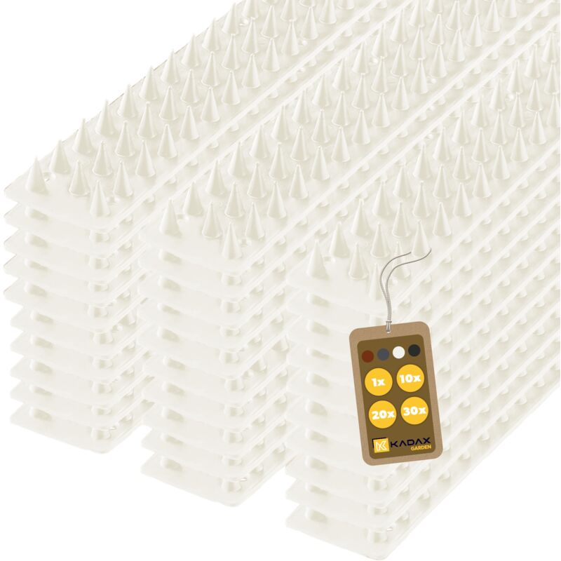 foto del prodotto kadax - puntali per uccelli, piccioni, forti, densità, 30 pezzi, 15 m