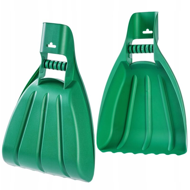foto del prodotto kadax raccoglifoglie robusto polipropilene, pinza per foglie, erba e frutta, resistente alle intemperie 49,5 x 34 cm, verde 