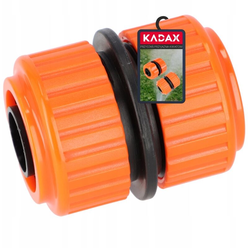 foto del prodotto kadax riparazione tubo da giardino in plastica abs, connettore, accoppiamento rapido, connettore per tubo, connettore da giardino, connettore per