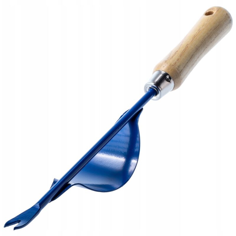 foto del prodotto kadax sarchiatore manuale per carichi pesanti, acciaio inossidabile con manico in legno, sarchiatore manuale 14,5 , blu 