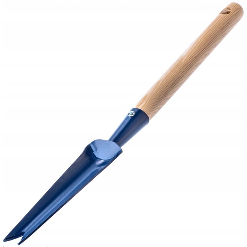 foto del prodotto kadax sarchiatore manuale per carichi pesanti, acciaio inossidabile con manico in legno, sarchiatore manuale, 50 cm, blu