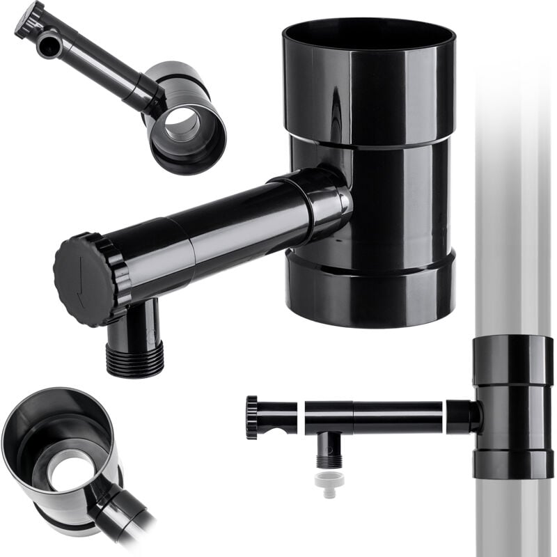 foto del prodotto kadax sensore acqua piovana, sensore acqua piovana con valvola per grondaia, 100 mm