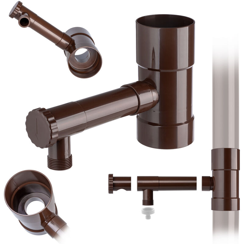 foto del prodotto kadax sensore acqua piovana, sensore acqua piovana con valvola per grondaia, 80 mm