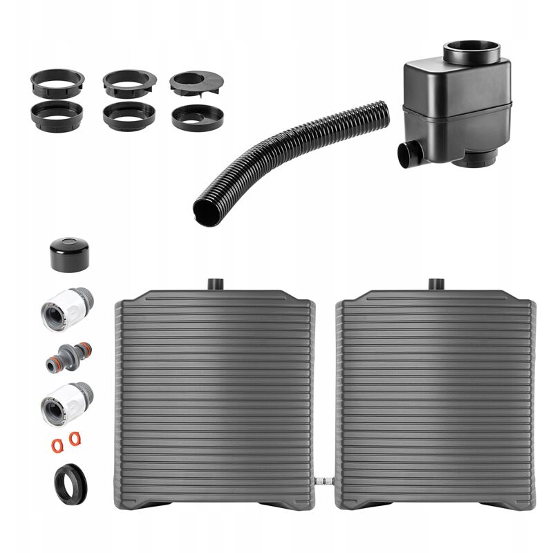 foto del prodotto kadax set di rubinetti per contenitore modulare da 250 litri per serbatoio dell acqua piovana
