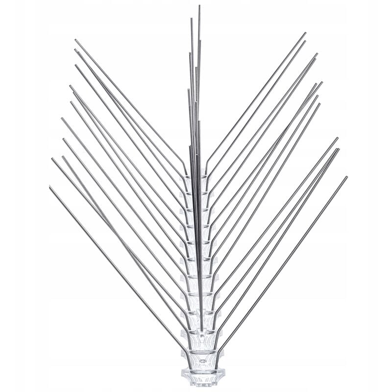 foto del prodotto kadax spuntoni per piccioni in acciaio inossidabile 20 cm 9 pezzi 3 m