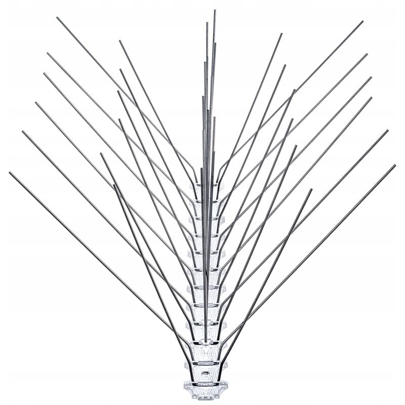foto del prodotto kadax spuntoni per piccioni in acciaio inossidabile 26 cm 9 pz 3 m