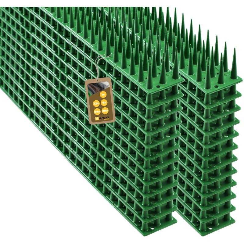 foto del prodotto kadax spuntoni per piccioni in plastica 24 pz 12,24 m