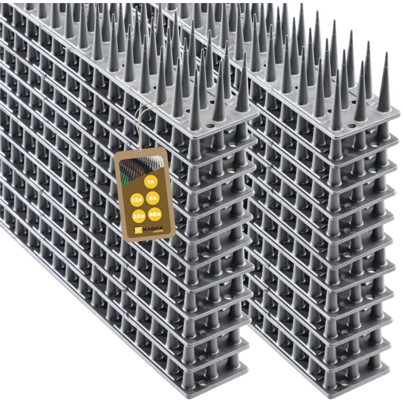 foto del prodotto kadax spuntoni per piccioni in plastica 24 pz 12,48 m