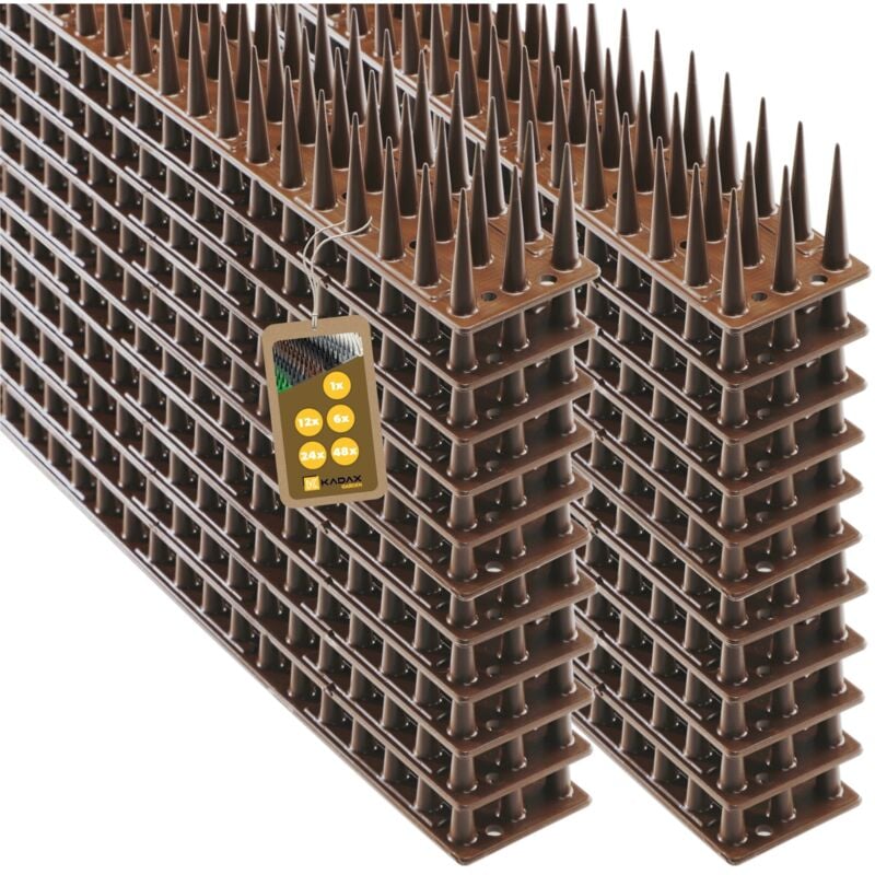 foto del prodotto kadax spuntoni per piccioni in plastica 24 pz 12,48 m