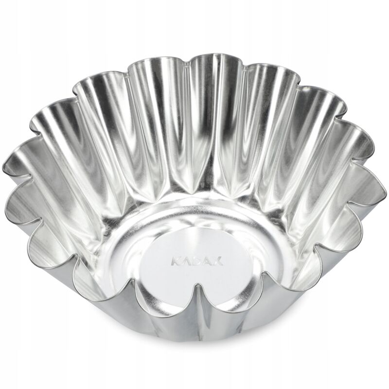 foto del prodotto kadax stampo per muffin in lamiera ondulata 16 cm
