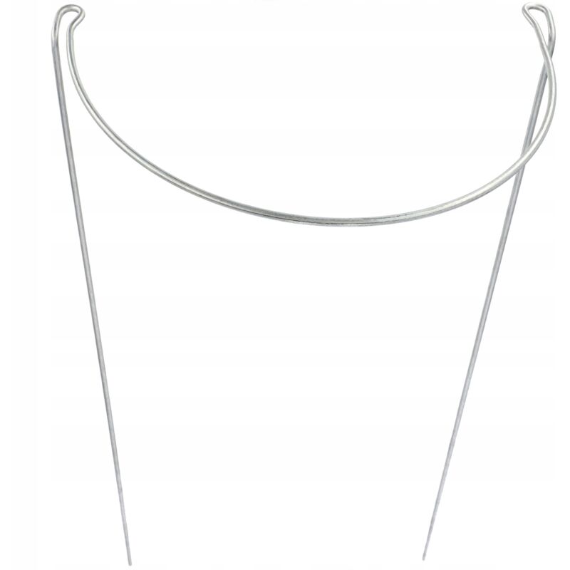 foto del prodotto kadax supporto per piante semicircolare, acciaio massiccio, per cespugli di rose, cespugli e piante rampicanti, altezza 75 cm