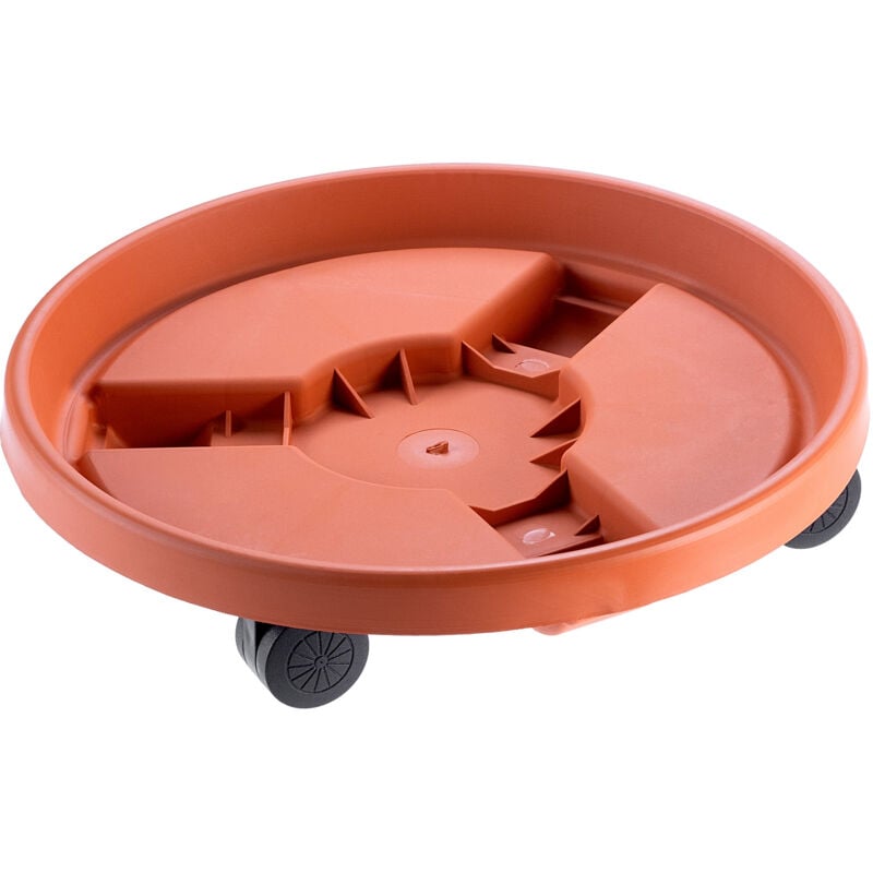 foto del prodotto kadax supporto per vaso da fiori ruote rotonde da 30 cm