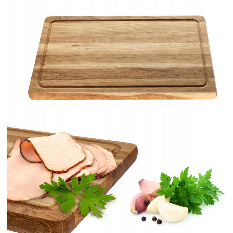 foto del prodotto kadax tagliere da cucina in legno 40x24, rovere