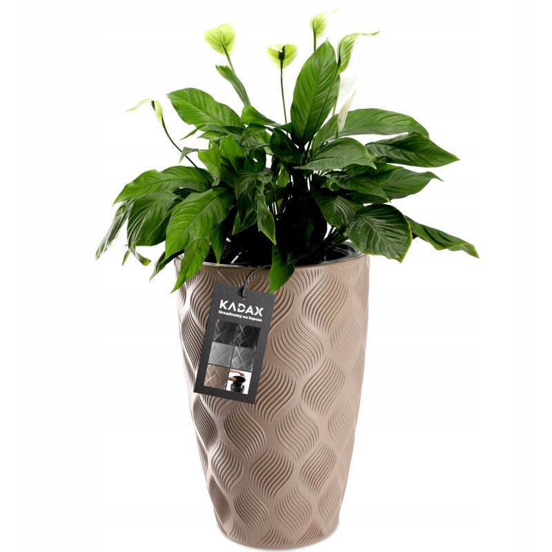 foto del prodotto kadax vaso da fiori da giardino vaso da fiori alto con inserto 58,5 cm
