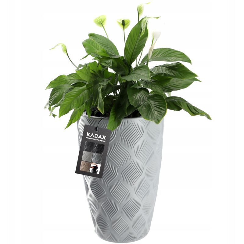 foto del prodotto kadax vaso da fiori vaso da fiori con inserto 58 cm copertura per fiori in plastica alta