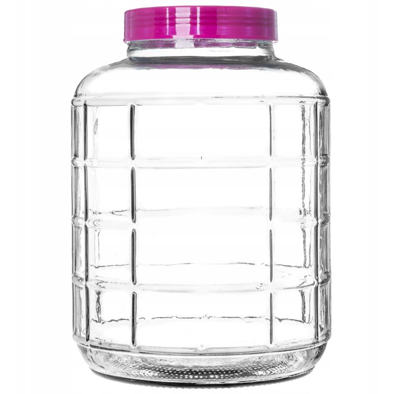 foto del prodotto kadax vaso per fermentazione in vetro grande con coperchio, contenitore spazioso per la conservazione degli alimenti e del vino 5 litri 