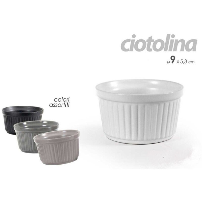 foto del prodotto kaela ciotolina ciotola snack multiuso ceramica 200cc 9x5,3 cm colori assortiti 806964 