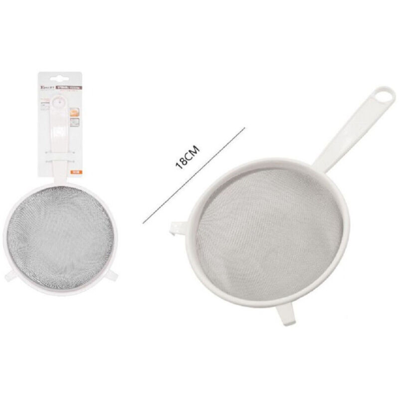 foto del prodotto kaela colino setaccio passino a rete in plastica resina 18cm da cucina gancio 50544 