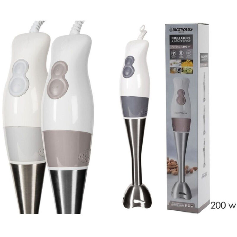 foto del prodotto kaela frullatore a immersione mix plus 2 velocit 200w funzione pulse lame in acciaio 