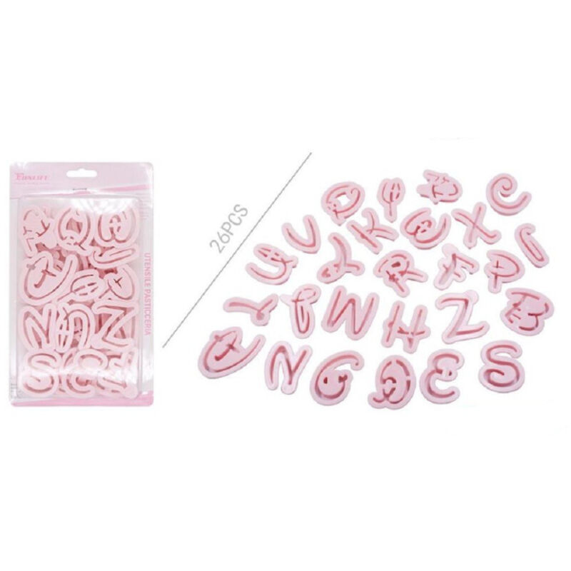 foto del prodotto kaela kit 26 stampi lettere indipendenti per cioccolatini torte pasta di zucchero 99020 