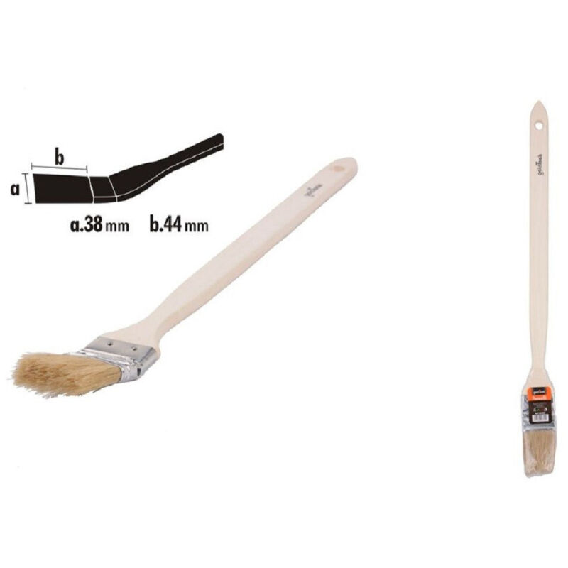 foto del prodotto kaela pennello angolare piatta per pittura radiatori termosifone 38mm setole 44mm 90302 