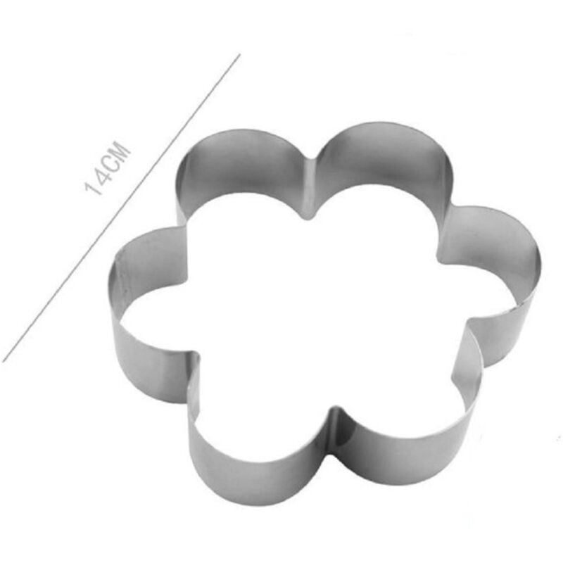 foto del prodotto kaela set 2 pz forme per dolci biscotti a fiore stampini decorazione torte 14 cm 98931 