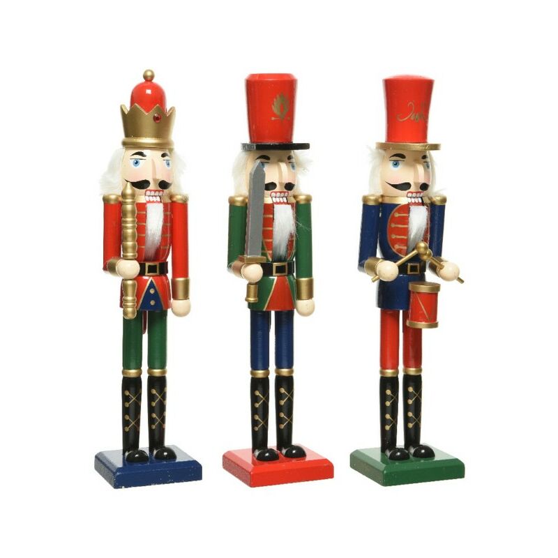 foto del prodotto kaemingk christmas decoration schiaccianoci natalizio in legno 50 cm