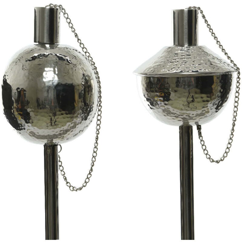 foto del prodotto kaemingk - lampada per citronella in acciaio assortito 2 varianti